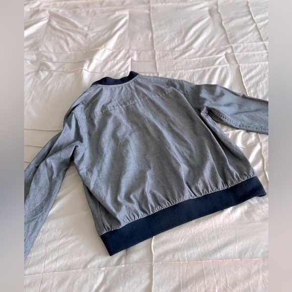 Frank + Oak Classic Bomber Jacket – Chambray Blue (Small) - Picture 3 of 4